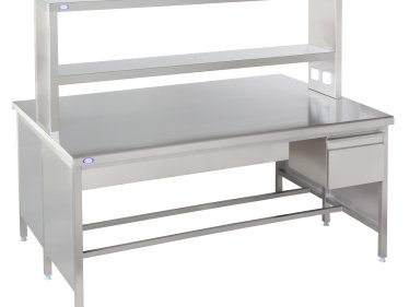 Stół do kontroli i pakowania z nadstawką